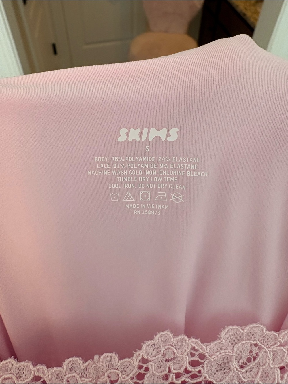 SKIMS fits everybody cherry blossom maxi slip dress - Picture 5 of 5